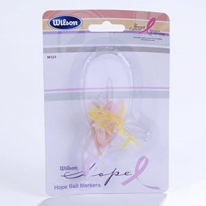 Wilson Hope Golf Ball Markers Support Breast Cancer NEW