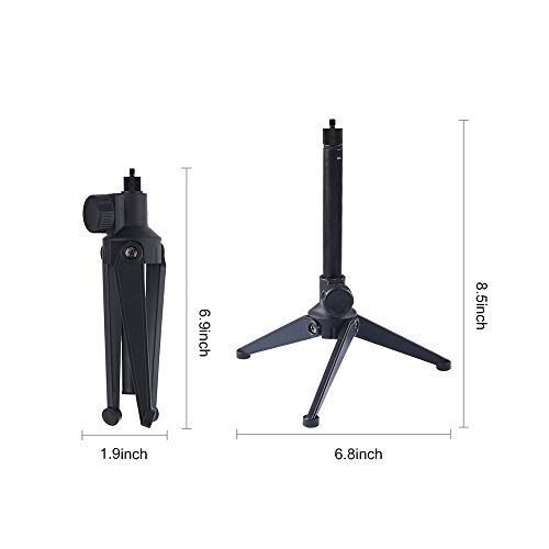 Mainstayae Suporte de tripé de mesa resistente portátil ajustável Selfie Stick Mount Holder PU408