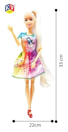 Image of Lyla Alia Candy World Doll - 30 cm Doll with Candy Cart, Ice Cream & Dessert Accessories | Pretend Play Set for Girls Age 3+