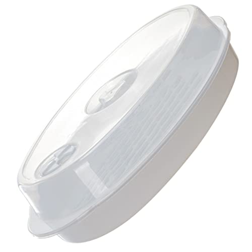 Housoutil Forno a Microonde a Vapore Pesce Verdura Verdura Cibo a Vapore Riscaldamento Contenitore Piatto Piatto Ciotola Pentola di Cottura Pentole per Il Pane Panino Gnocco Fornello