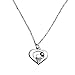 Sportybella Basketball Necklace, Basketball Jewelry, Basketball Heart Charm Necklace, for Female Basketball Players