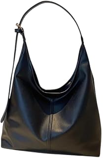 Hobo Shoulder Bag for Women – Soft PU Leather Slouchy Tote Purse | Casual Lightweight Handbag for Work, Travel & Everyday Use