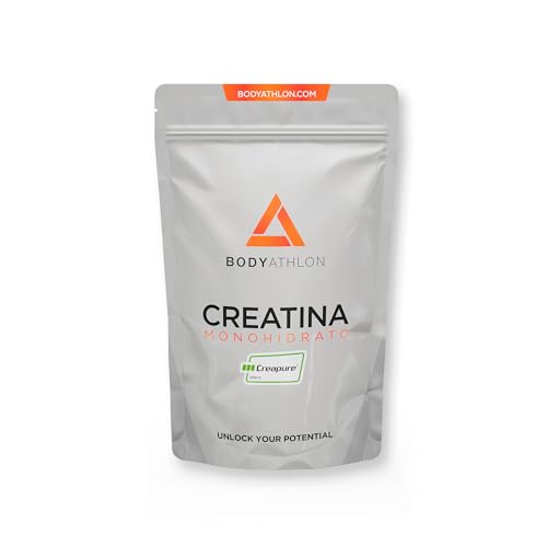 Creatina CREAPURE Polvo 500g- 166 Porciones- Calidad garantizada- 3000mg Creatina Monihidratada Creapure en polvo pura- Aumenta tu masa muscular- Sin sabor- Con dosificador- Bodyathlon