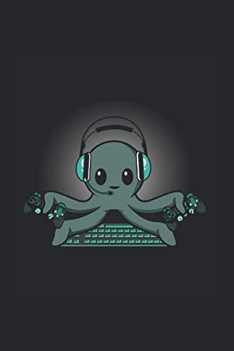Octopus Gaming Keyboard Gamer Or Nerd Journal: Funny College Ruled Notebook If You Love Gaming And Playing. Cool Journal For Coworkers And Students, Sketches, Ideas And To-Do Lists image 2