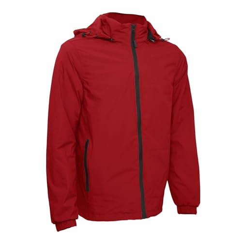 Facitisu Men's Cycling Rain Jackets Waterproof Running Bike Windbreaker Lightweight Packable Hooded Jacket2