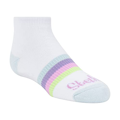 Image of Skechers Girls' 6 Pack Low Cut Socks