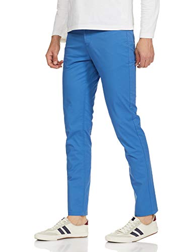 Image of United Colors of Benetton Men's Straight Fit Mid Rise Pants