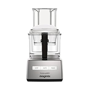 Magimix Compact 4200 XL Chrome 950 Watt Food Processor with Recipe Book