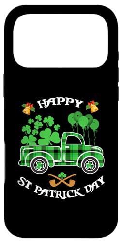 Happy St. Patrick Day �g���b�N �o�b�t�@���[ �`�F�b�N�� �V�������b�N �����Y ���f�B�[�X �X�}�z�P�[�X iPhone 17 Pro Max �p