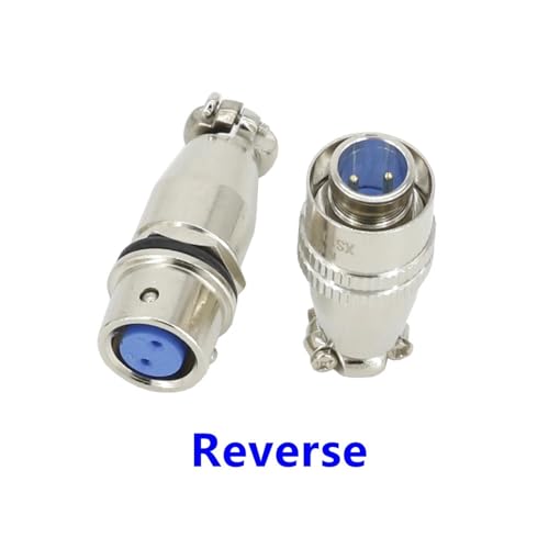 Conector de aviación XS10 de 2 pines inverso ideal para sustitución rápida en paneles 2