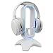 Produktbild Tilted Nation RGB Gaming Headset Ständer - 3 in 1 Design mit Maus Bungee und 2 Port USB 3.0 Hub Die ultimative Ergänzung zu Ihrer Gamingstation Dynamischer Kopfhörerständer USB-Ladegerät Weiß