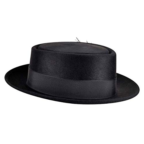 Bailey Of Hollywood Jett Pork Pie Hat Black, 7 1/8 #TOP1