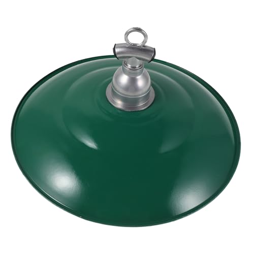 Toyvian Lámpara Colgante Vintage con Pantalla de Esmalte Resistente al Agua para Iluminación Exterior Pérgolas Patio y Jardín Protectora de Luz