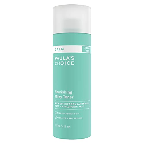 Paula's Choice CALM Tonico Nutriente Lattiginoso - Idrata con Effetto Istantaneo & Calma i Rossori - Adatto per Pelli Sensibili - con Allantoina - Tutti i Tipi di Pelle - 118 ml