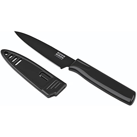 Kuhn Rikon 4-inch Paring Knife with Safety Sheath Cover