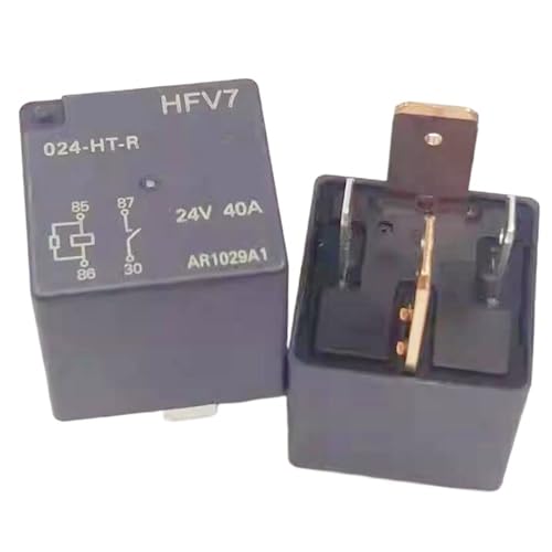 Relais HFV7 024-HT-R 24V 40A résistant aux surcharges électriques pour circuit 4PIN