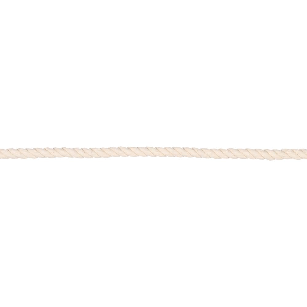 Rope and Cord White Twisted 100% Natural Cotton Rope – Lengths from 10’-600’ – 3/8"