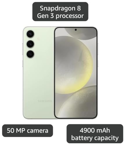 Image of Samsung Galaxy S24+ Plus 5G, US Version, 256GB, Jade Green - Unlocked (Renewed)