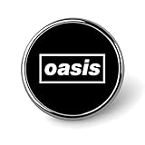 ピンバッジ バッジ 円形 25mm オアシス OASIS 徽章 胸章 ボタンバッジ ピンバッチ 缶バッジ ブローチ ボタンブローチ バッグ飾 コレクション プレゼント