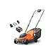 Flymo 18V SimpliMow 320 Cordless Lawn Mower – Lightweight, Quiet, Cuts up to 200m² - for medium sized UK lawns), 32cm Width, Battery & Charger