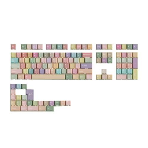 Keycaps ISO F75 PBT double injection 131 touches pour customiser un clavier mécanique