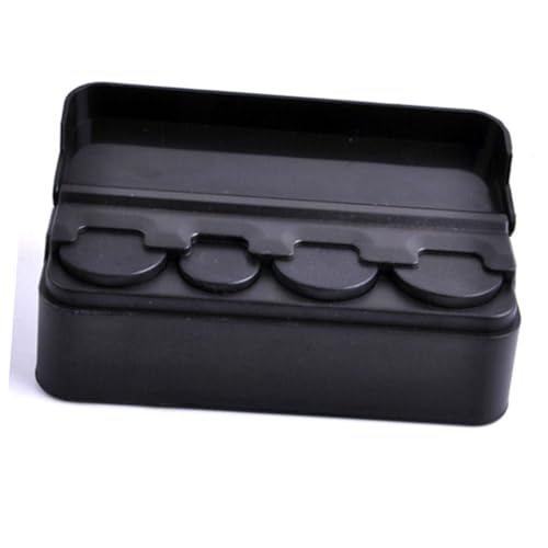 Caja organizadora para monedas de auto 2pcs negra miniatura 6