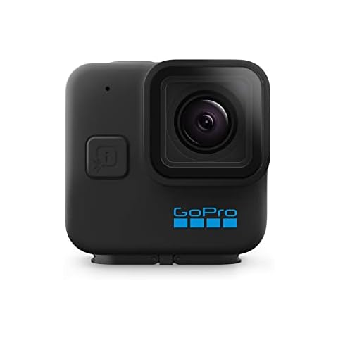GoPro HERO11 Mini - Kompakte, wasserdichte Action-Kamera mit 5,3K60 Ultra HD-Video, 24,7 MP Einzelbildern, 1/1,9-Zoll-Bildsensor, Live-Streaming, Stabilisierung, Black Cover