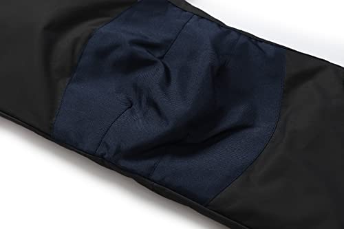 Lelaki Toddler Kids Snow Ski Bibs Waterporoof Insulation Ripstop Winter Overalls Snowboard Pants For Boys Girls,Hxk7115-Black-Xs #TOP5