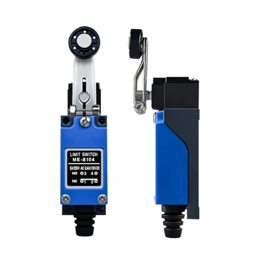 Interrupteur de voyage micro-action rouleau 8104 avec fil 2m pour convoyeur