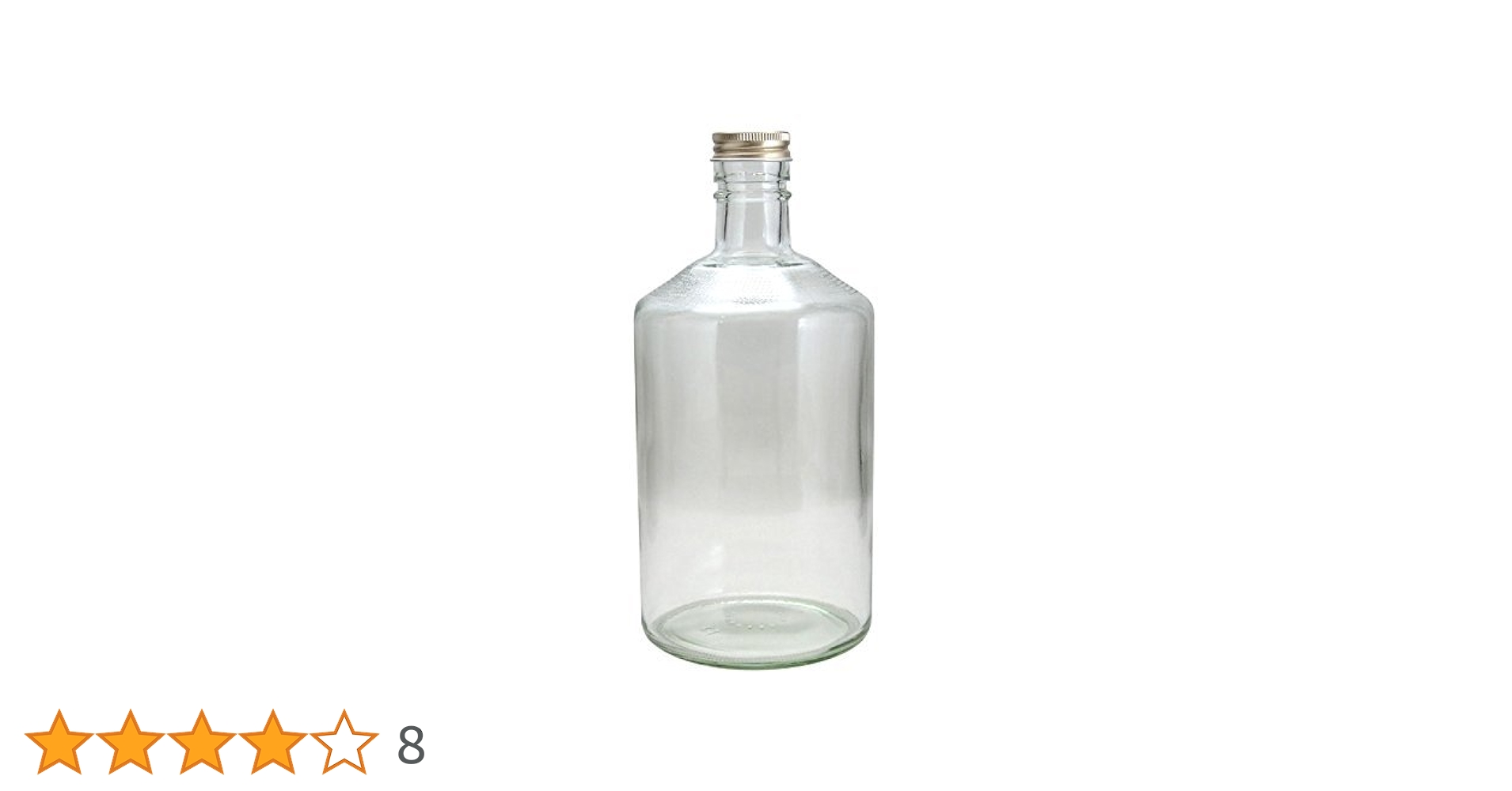 Amazon.co.jp: TSE720STD透明 酒瓶 焼酎瓶 (アルミCAP) : ホーム