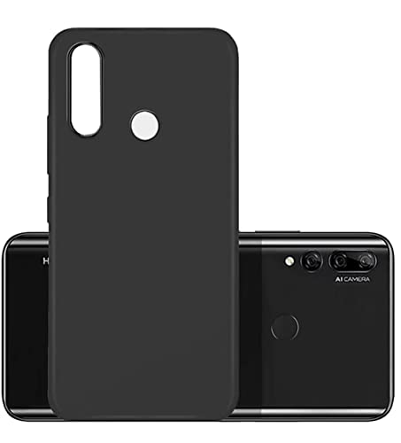 Image of Mobile Back Cover Case for Huawei Y9 Prime (Silicone Case|CameraProtection|Black SC1510)