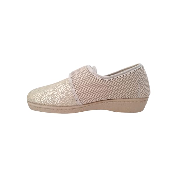 Hergos Scarpe H069, Adatte a Riabilitazione, degenze, Comfort, Elasticizzate e Antiscivolo