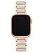 Anne Klein Rubberized Fashion Bracelet for Apple Watch, Secure, Adjustable, Apple Watch Replacement Band, Fits Most Wrists