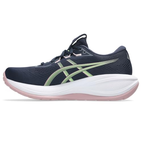Image of ASICS Women's Gel-Cumulus 28 Running Shoes, 8, Midnight /Illuminate Green