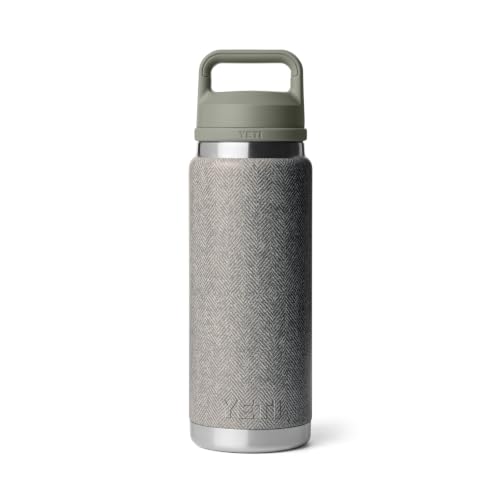 Image of YETI Rambler 26 oz Bottle, Leakproof, Vacuum Insulated, Stainless Steel with Chug Cap, Riverhead Green