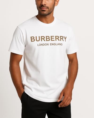 Amazon | [BURBERRY] バーバリー ELLISON PRT ロゴ Tシャツ 半袖