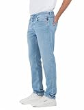 REPLAY Męskie dżinsy Straight Fit Grover, 010 Light Blue, 32W / 30L