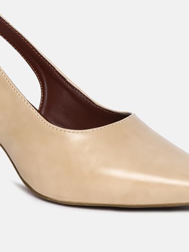 Image of Marc Loire Women Slip on Kitten Heel Pumps for Office Wear