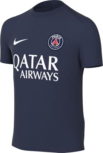 T-shirt foot Nike PSG enfant avec technologie Dri-FIT respirante pour entraînement