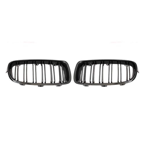 Calandre avant de style double lamelle en ABS premium noir pour BMW F30 F31 F35