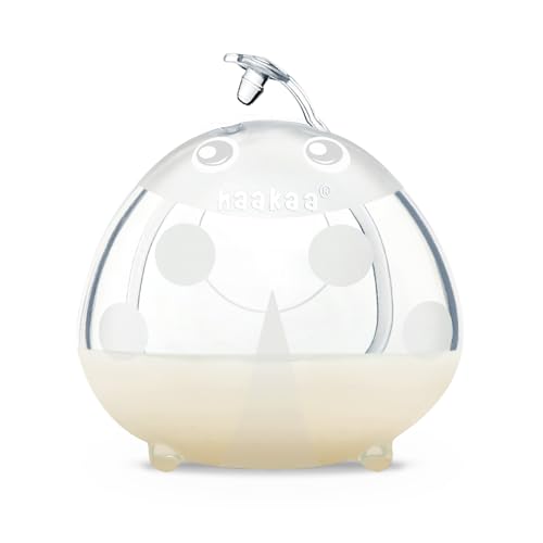 Image of Haakaa Ladybug Breast Milk Collector - 1pc Wearable Silicone Nursing Cup, Reusable Breast Shield and Milk Catcher for Breastfeeding Moms, 1.4oz/40ml, Protects & Soothes Sore Nipples