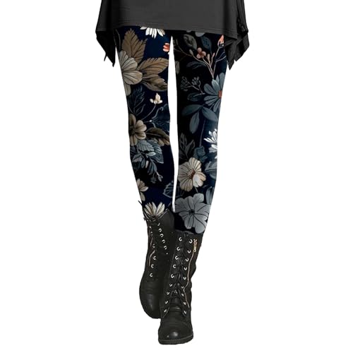 Printed Leggings for Women High Waisted Vintage Paisley...