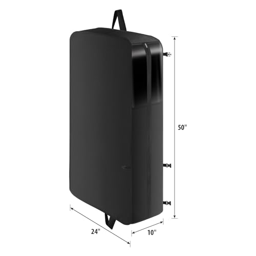 KEEGH Suit Carriers for Men for Travel 50" Heavy Duty Suit Cover with Handles and Buckle Straps Clothes Covers Protector Bags for Moving Breathable Garment Bags for Suit, Coat, Jacket - Image 2