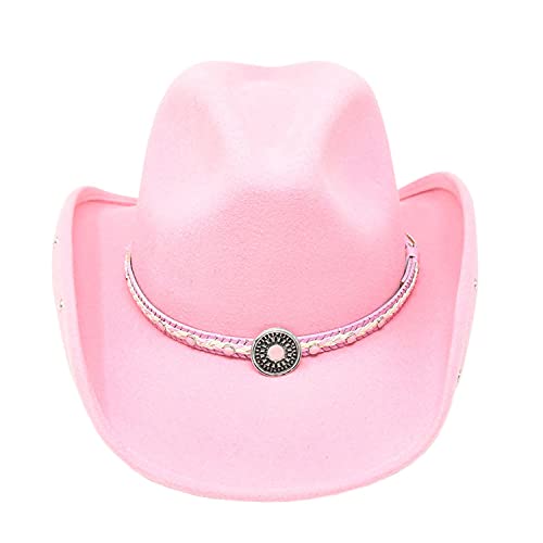 Bullhide Kids' Collection Girls' Baby Jane Premium Wool Western Cowboy Hat, Pink2