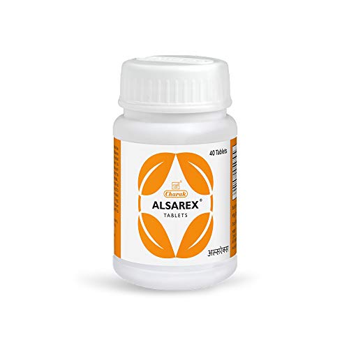Image of Charak Pharma Alsarex Tablet for Acidity & Stomach Health | Natural Remedy for Indigestion & Heartburn - (40 Tablets )(Pack of 2)