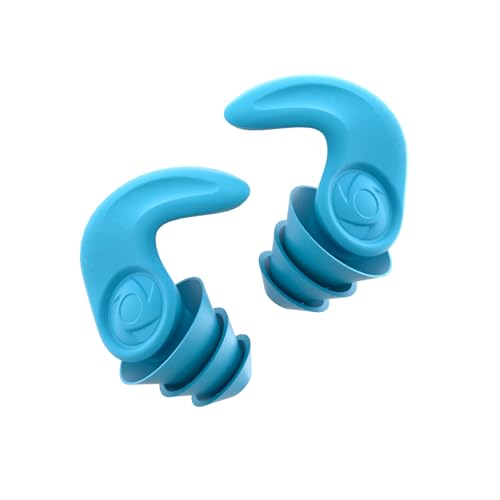 Ohrstöpsel zum Schlafen Gegen Schnarchen & Lärm - Ohrstöpsel Schwimmen Rutschfester Sitz für Seitenschläfer, Schwimmen und Sport - Ideal für Reisen, Büro und Bewegung Blau