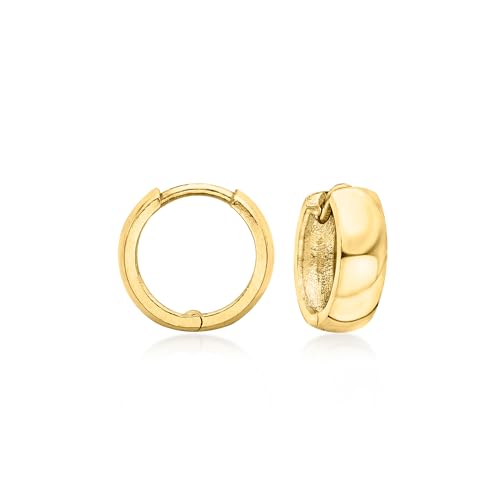 Ross-Simons Italian 10kt Yellow Gold Petite Huggie Hoop Earrings
