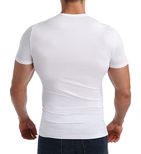 Zimmerli Men's 7001346 Pureness V-Neck T-Shirt4
