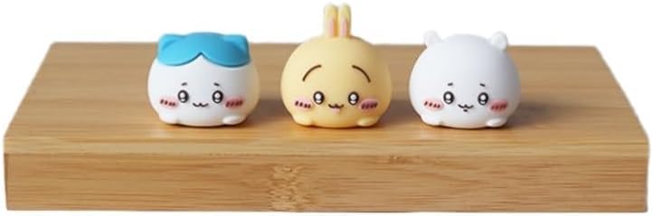 LUAMY 3-piece set Chiikawa table figurines cute miniature dolls rabbit male child car figurines birthday gift