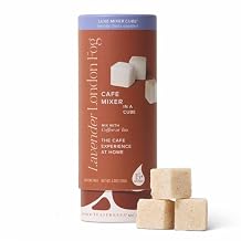 Teaspressa Luxe Mixer Cube - Delicious Lavender Fog Flavor Infused Sugar Cubes - Kosher - Gluten-Free - Barista Quality Cafe Experience - No Mess - Makes 30 drinks - Great For Gifting, Hosting & Travel